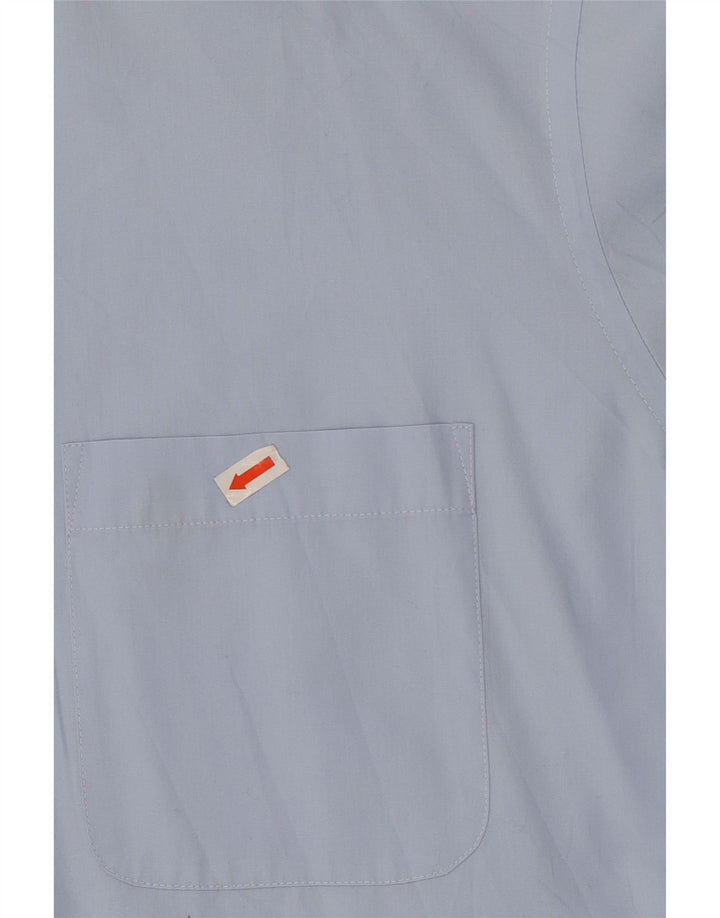 Camisa masculina IZOD tamanho 17 1/2 XL algodão azul