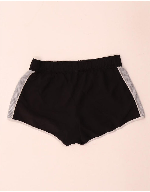 Shorts esportivos femininos Adidas UK 14 médio preto colorblock poliéster