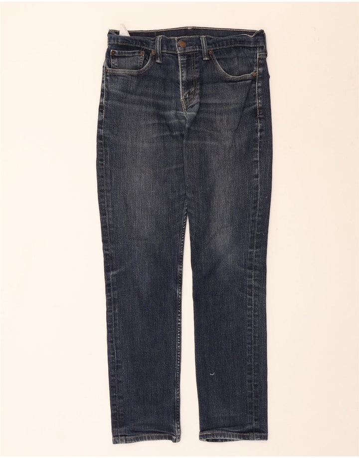LEVI'S Masculino 511 Tapered Jeans W31 L32 Azul Algodão