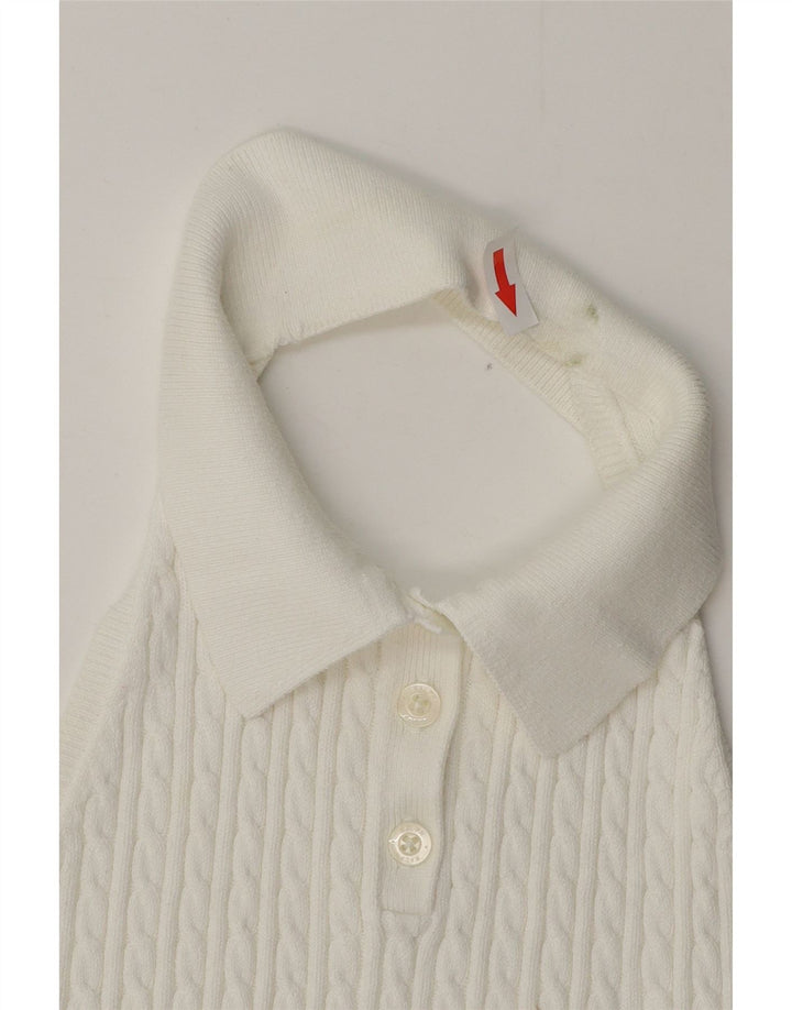 Top Ralph Lauren Mulher Halter UK 4 XS Branco