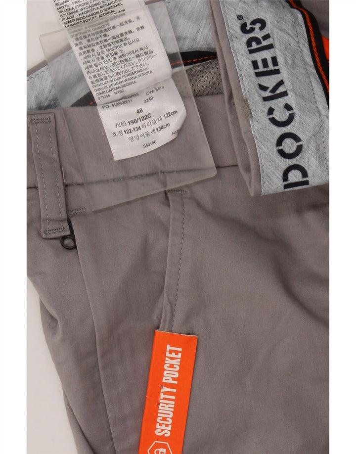 Shorts Chino Masculino DOCKERS W48 4XL Algodão Cinza