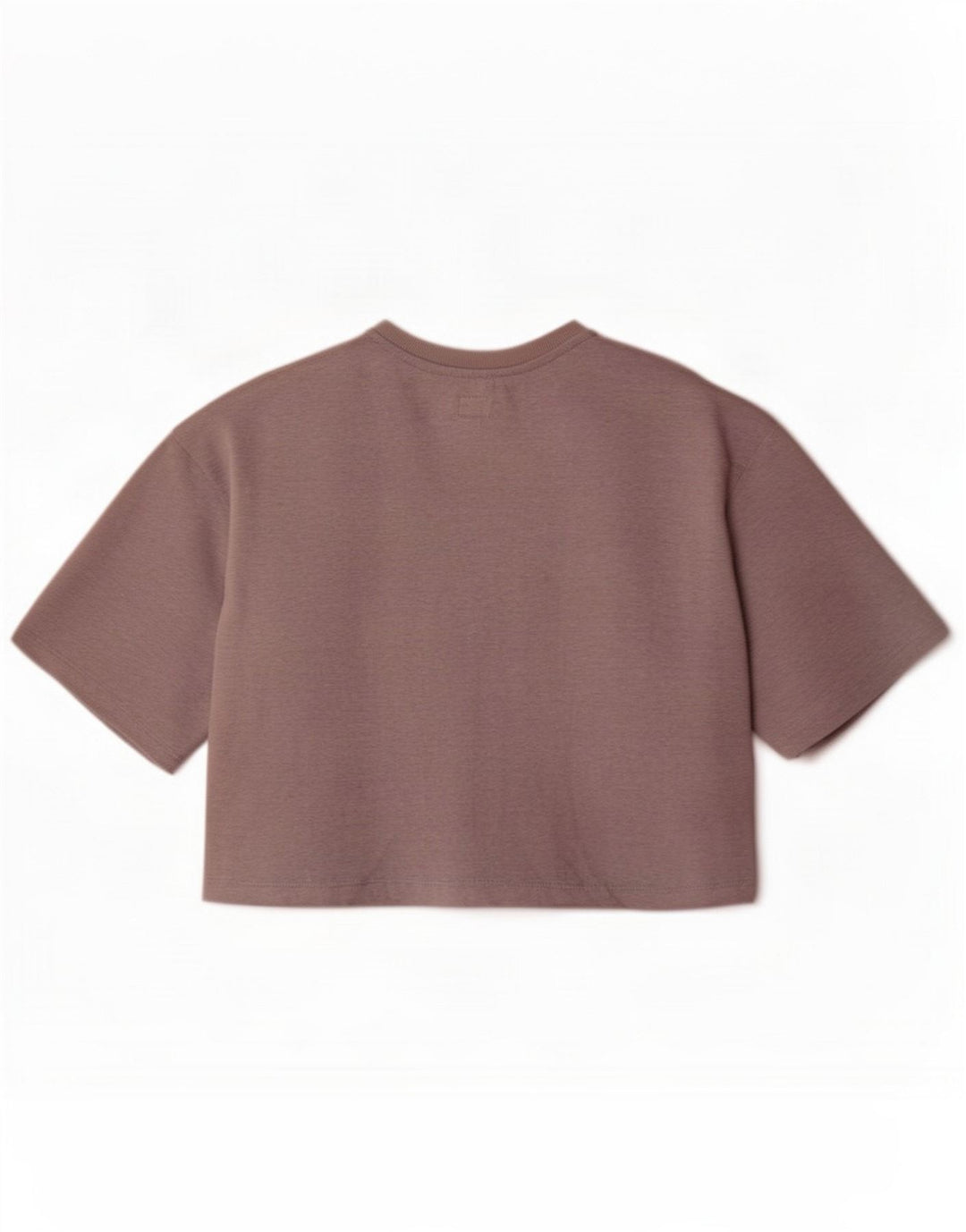 Lee Womens Oversized Crop Top UK 10 Small Grey Cotton