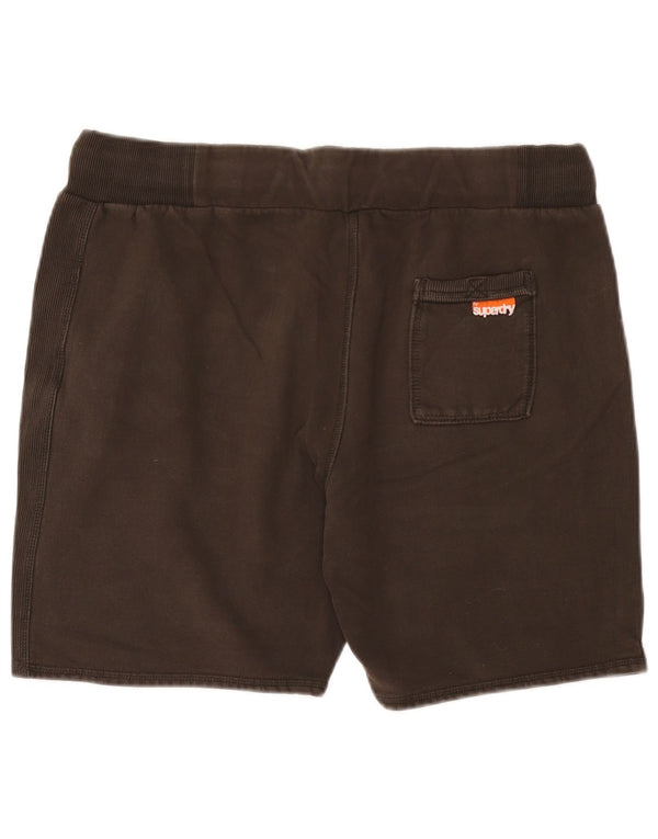 Shorts esportivos masculinos Superdry XL algodão marrom
