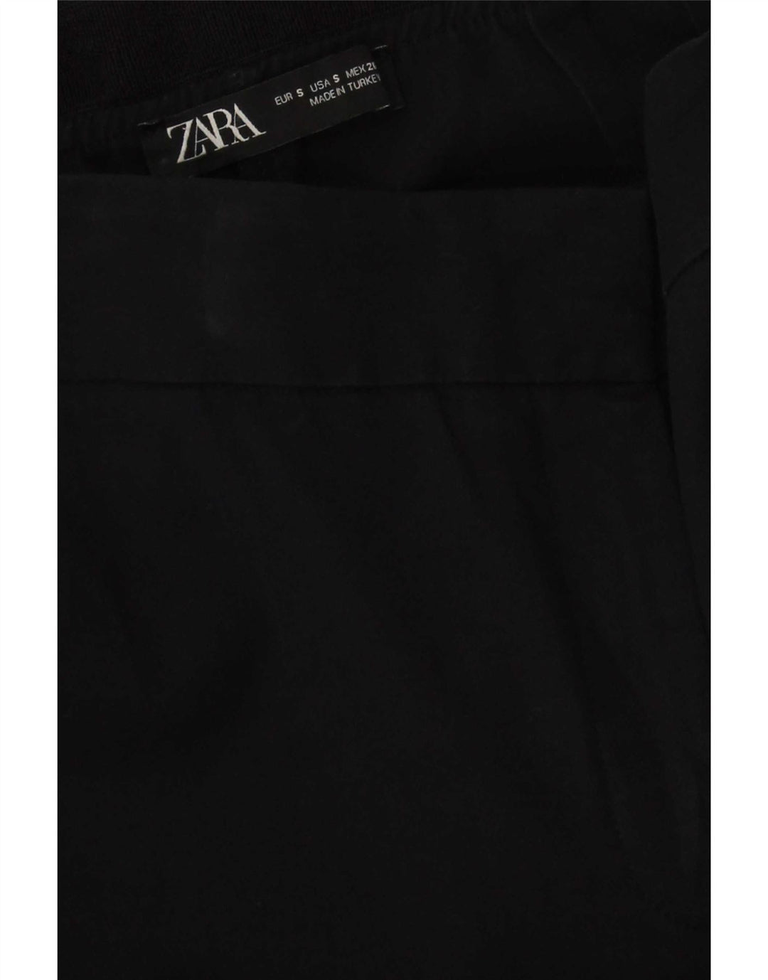 Zara Calça Chino Feminina Slim Pequena W26 L27 Preta