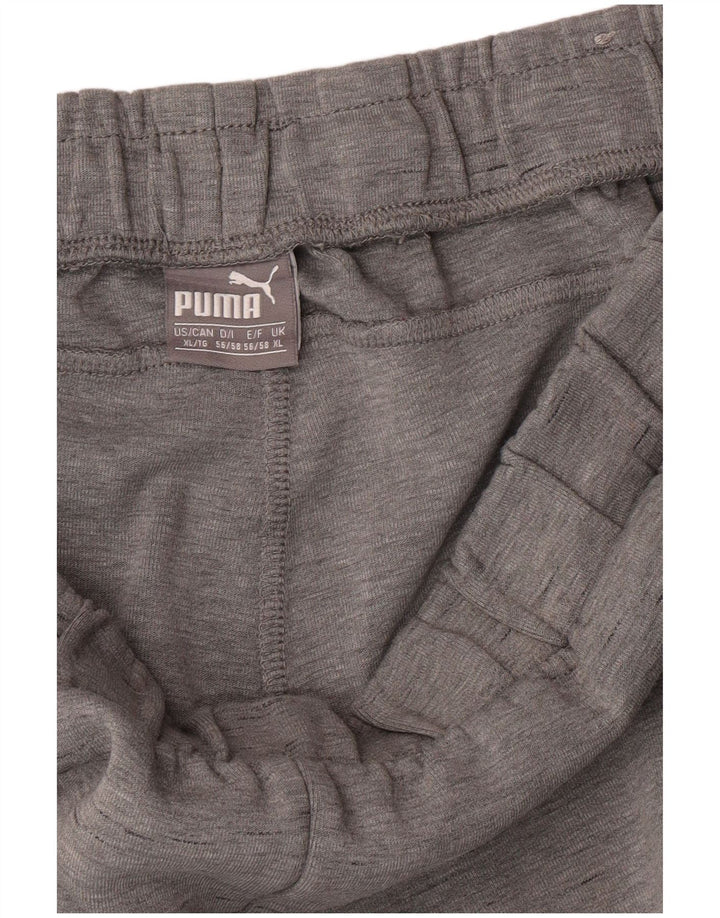 PUMA Mens Tracksuit Trousers Joggers XL  Grey Colourblock