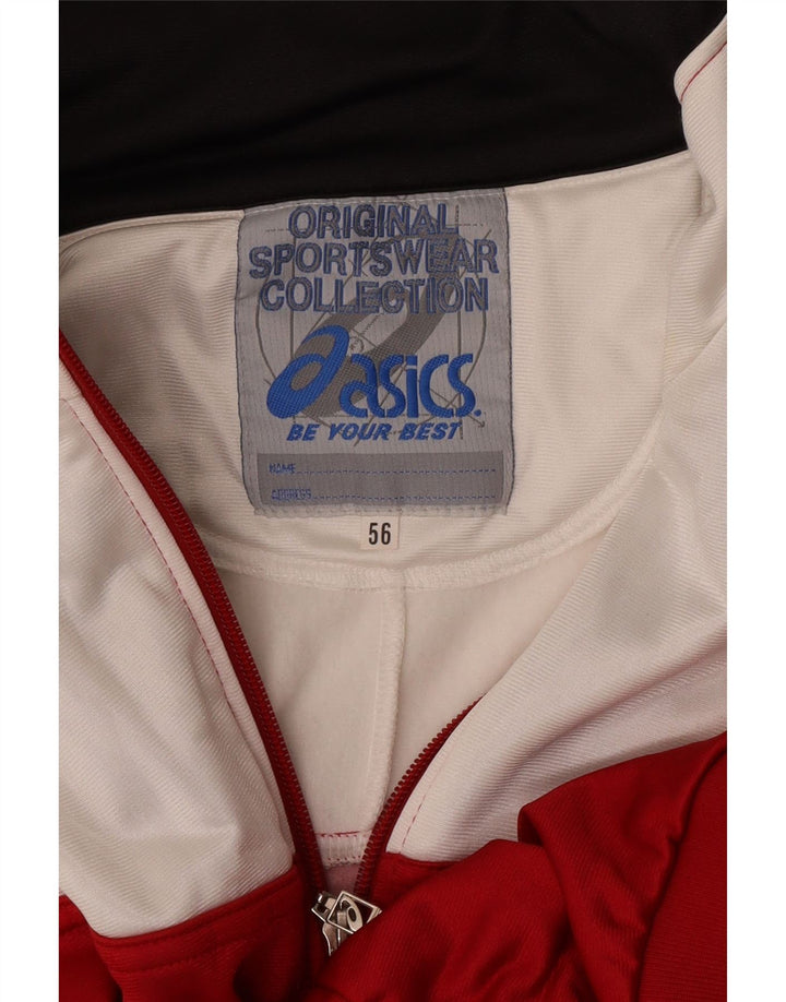 Jaqueta Asics Masculina Graphic Tracksuit IT 56 XL Vermelho Colorblock