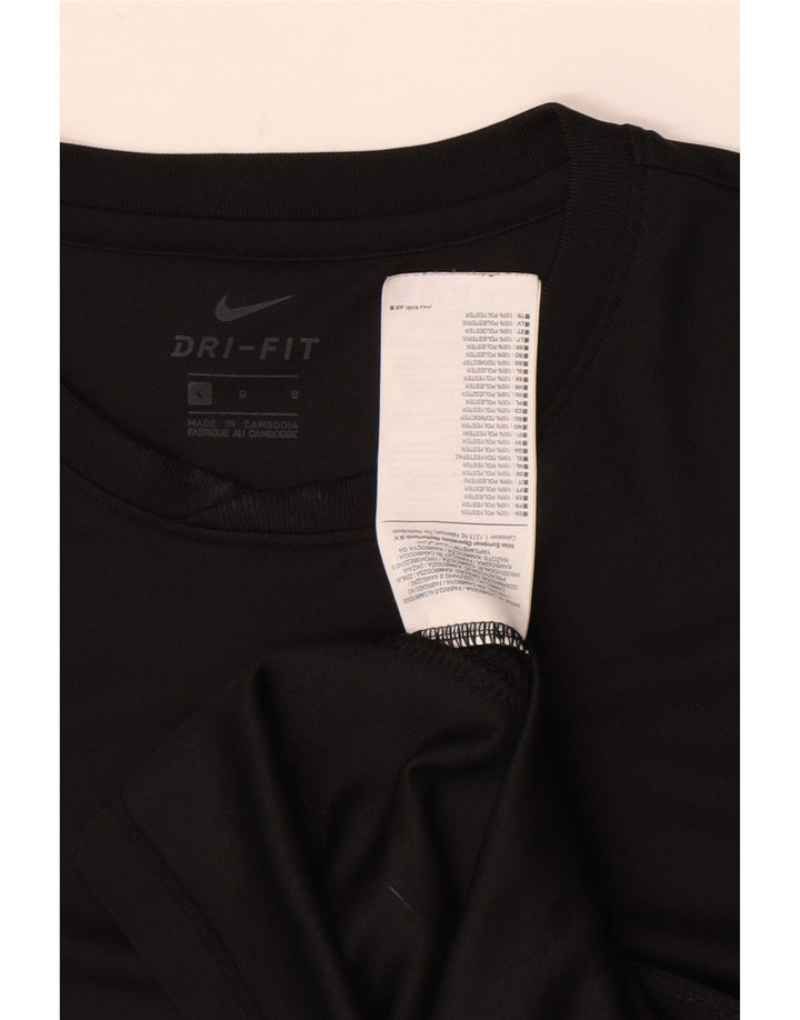 Camiseta Nike Masculina Dri Fit Top Grande Poliéster Preto