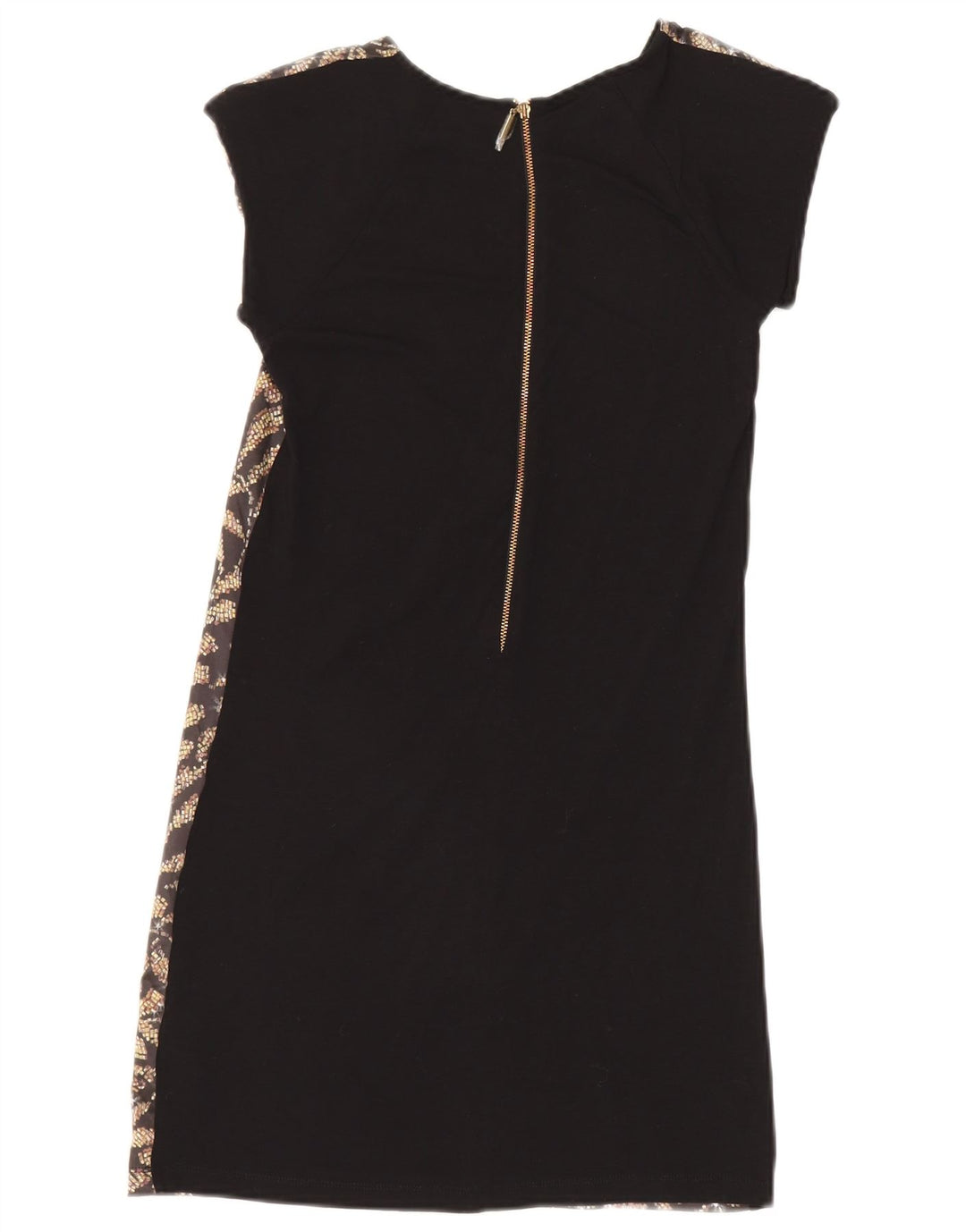 Vestido feminino Ted Baker tamanho 0 2XS preto floral poliéster