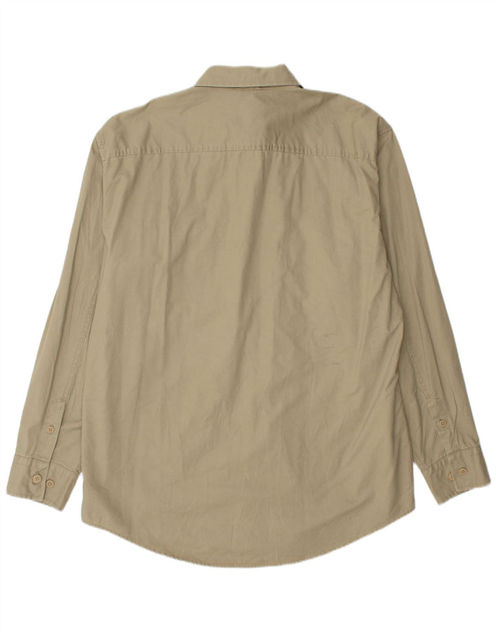 Camisa gráfica masculina TIMBERLAND grande algodão cáqui