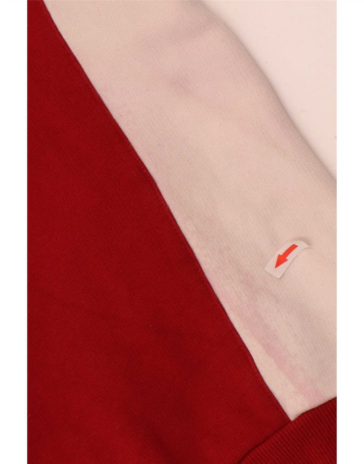 Datch Jaqueta masculina de agasalho gráfico grande de algodão colorido vermelho