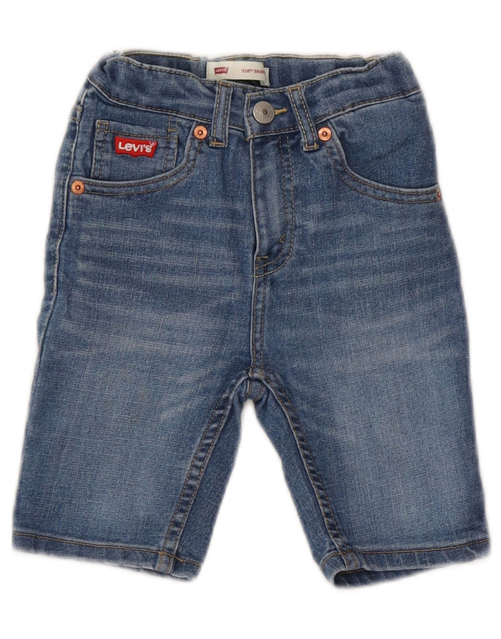 Shorts jeans Levi's Boys 510 5-6 anos W20 azul algodão