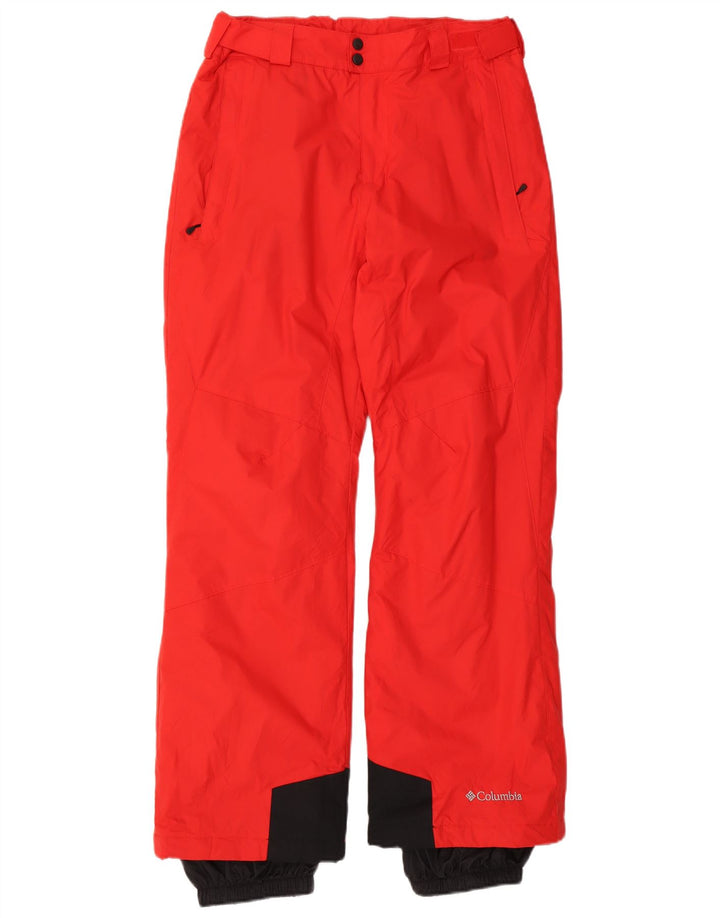 Calça Columbia Masculina Omni-Shield Ski Médio Vermelho Colourblock Nylon