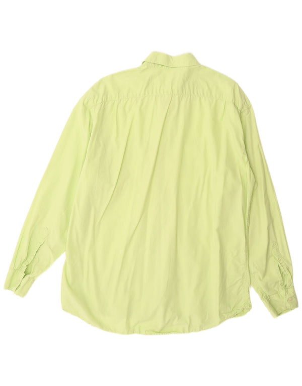 Camisa masculina J. Crew algodão verde médio