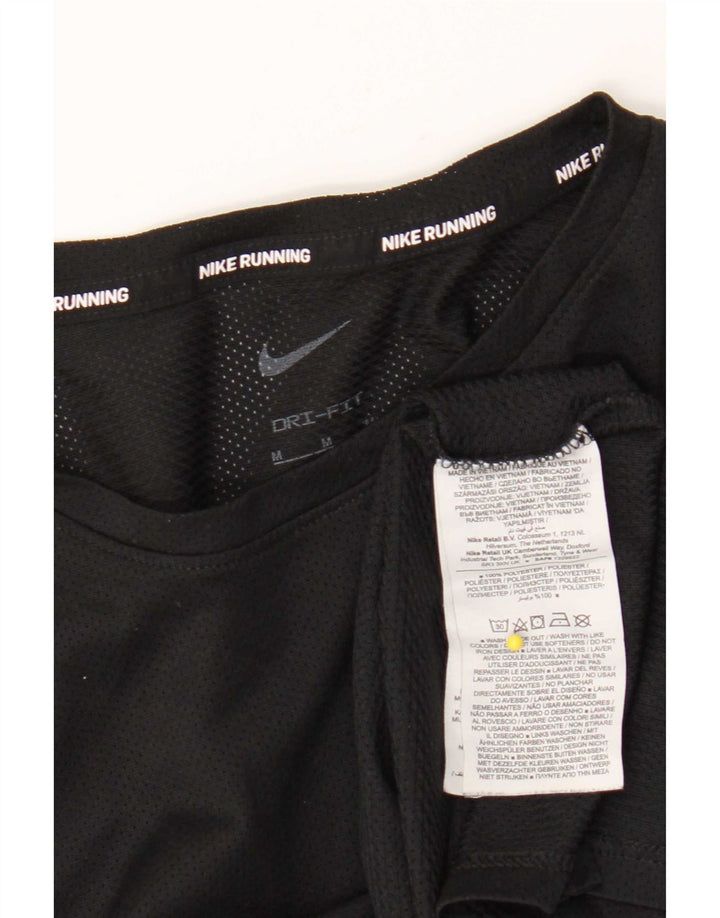 Camiseta Nike Masculina Dri Fit Top Médio Poliéster Preto