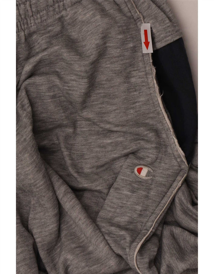 Calça esportiva masculina Champion Joggers cinza médio colorblock
