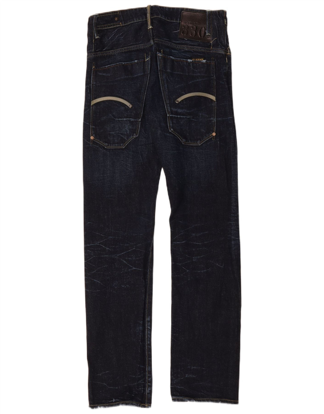 Jeans slim feminino G-Star W30 L34 algodão azul marinho