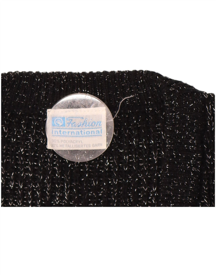 INTERNATIONAL Regata feminina oversized EU 36/38 pequena preta manchada