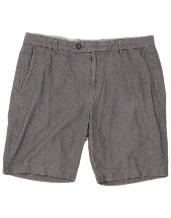 Brooks Brothers Mens Chino Shorts W34 Grande Algodão Azul