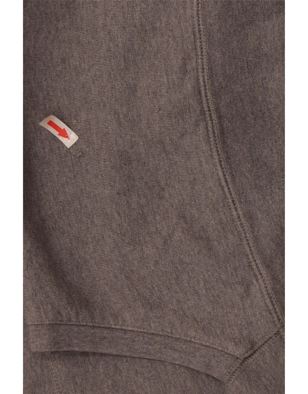Suéter com capuz gráfico Guess masculino algodão cinza médio
