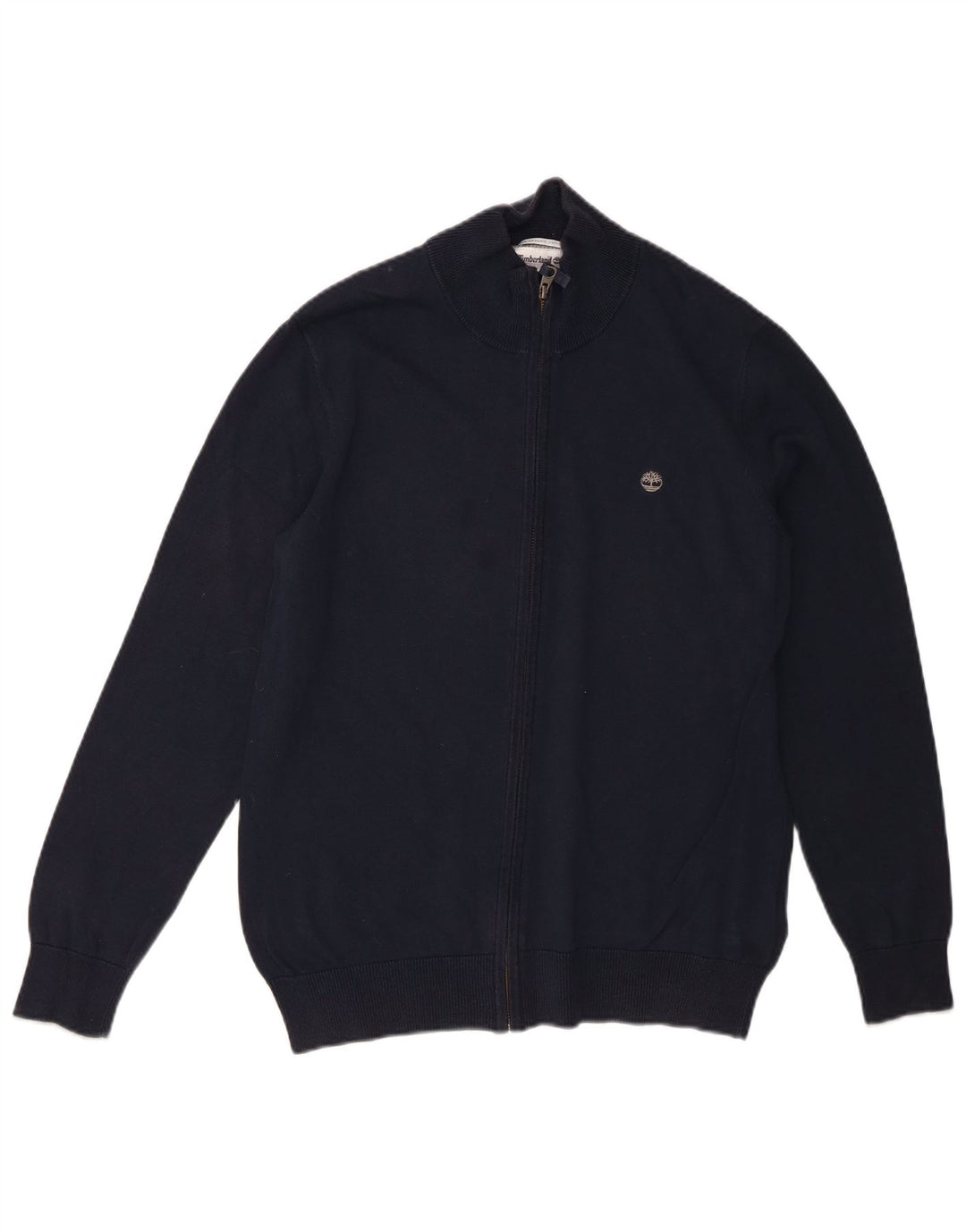 Suéter cardigã masculino TIMBERLAND algodão azul marinho médio