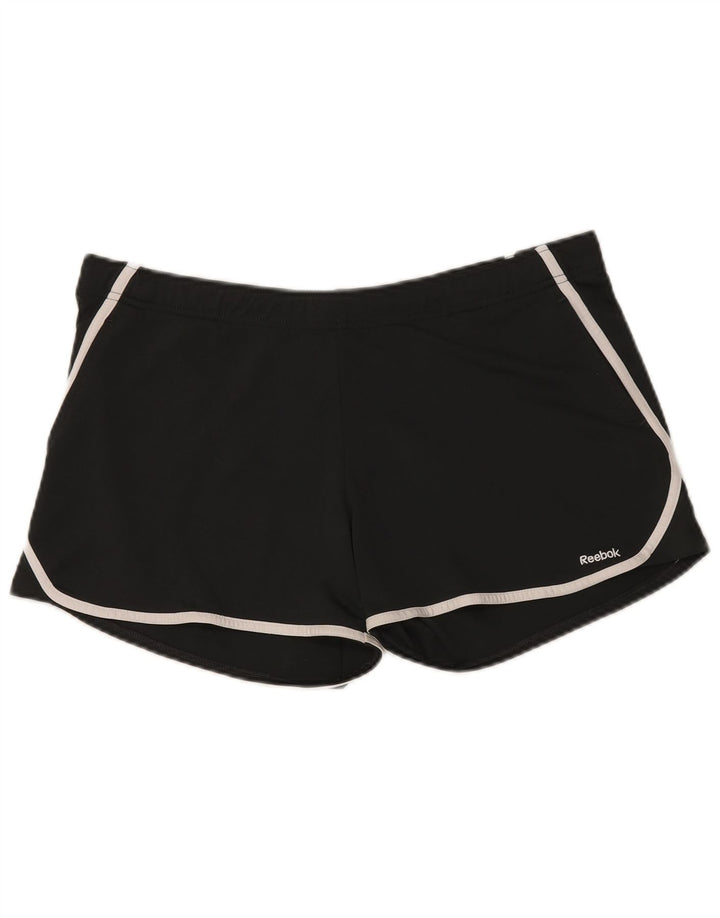 REEBOK Mens Sport Shorts Grande Poliéster Preto