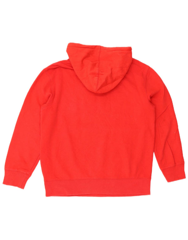 Gap Girls Graphic Loose Fit moletom com capuz 11-12 anos XL algodão vermelho