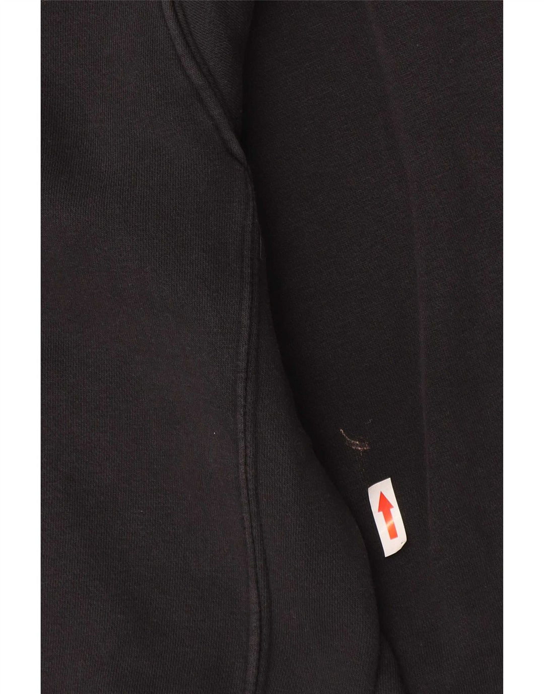NIKE Mens Graphic Hoodie Jumper Médio Algodão Preto