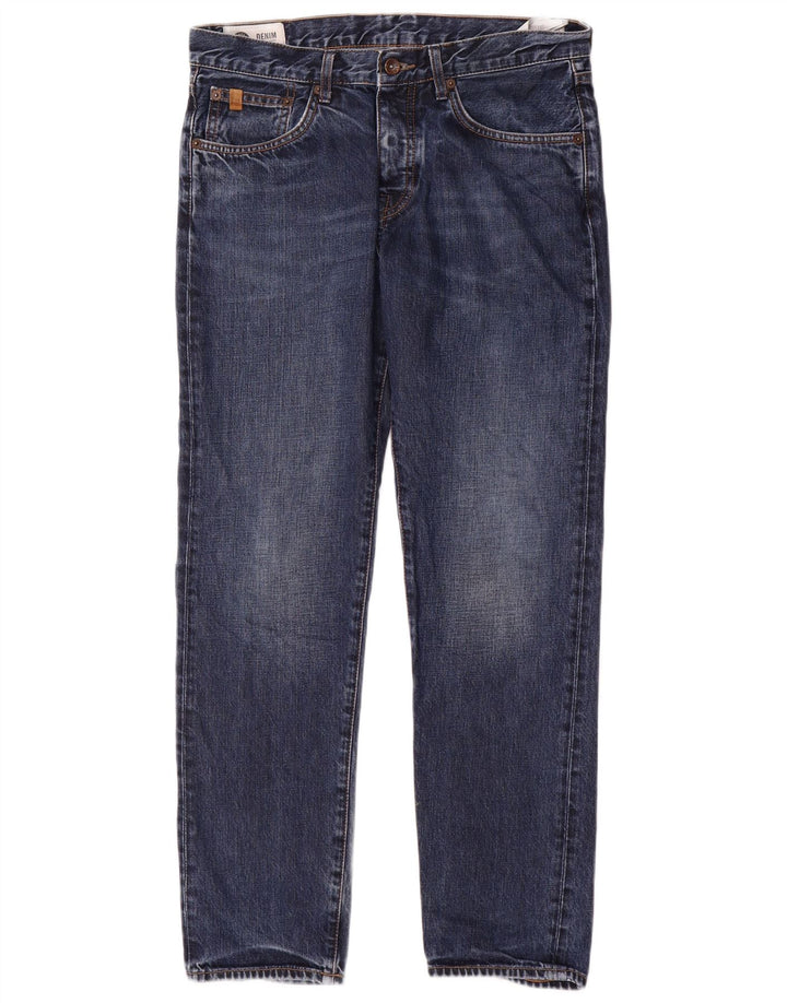 Ben Sherman Mens Slim Jeans W30 L30 Azul Algodão