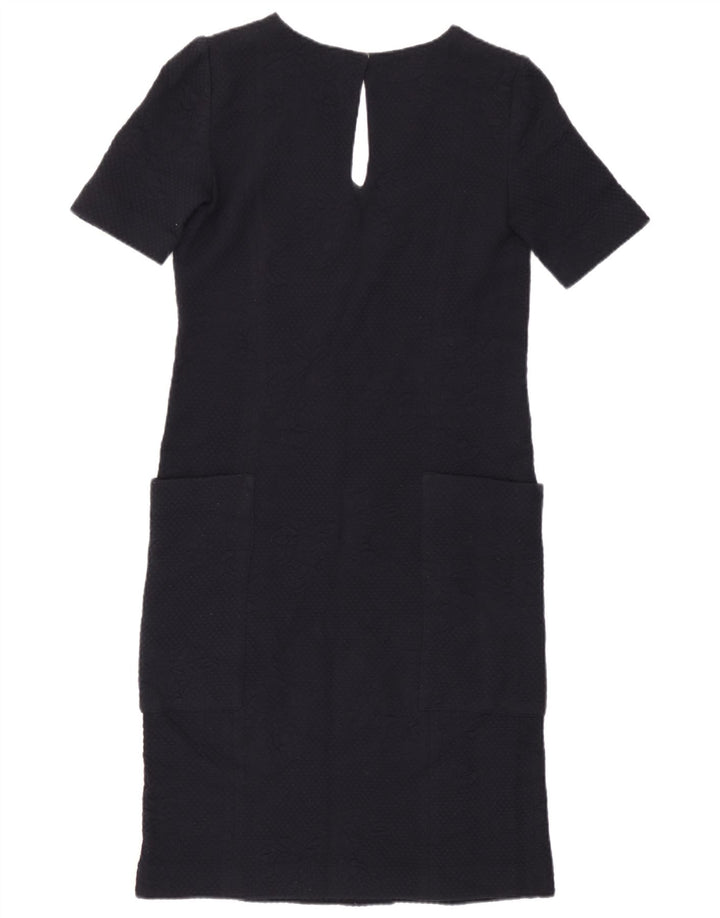 Vestido feminino Armani UK 12 médio azul marinho floral