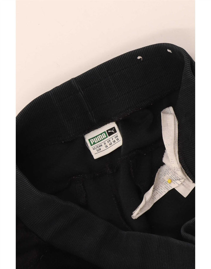 Calça de treino feminina Puma UK 10 pequena poliéster preto