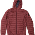 Jaqueta masculina acolchoada com capuz Schott UK 40 grande nylon cor de vinho