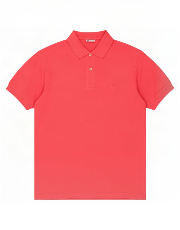 Camisa polo masculina Sergio Tacchini médio algodão rosa