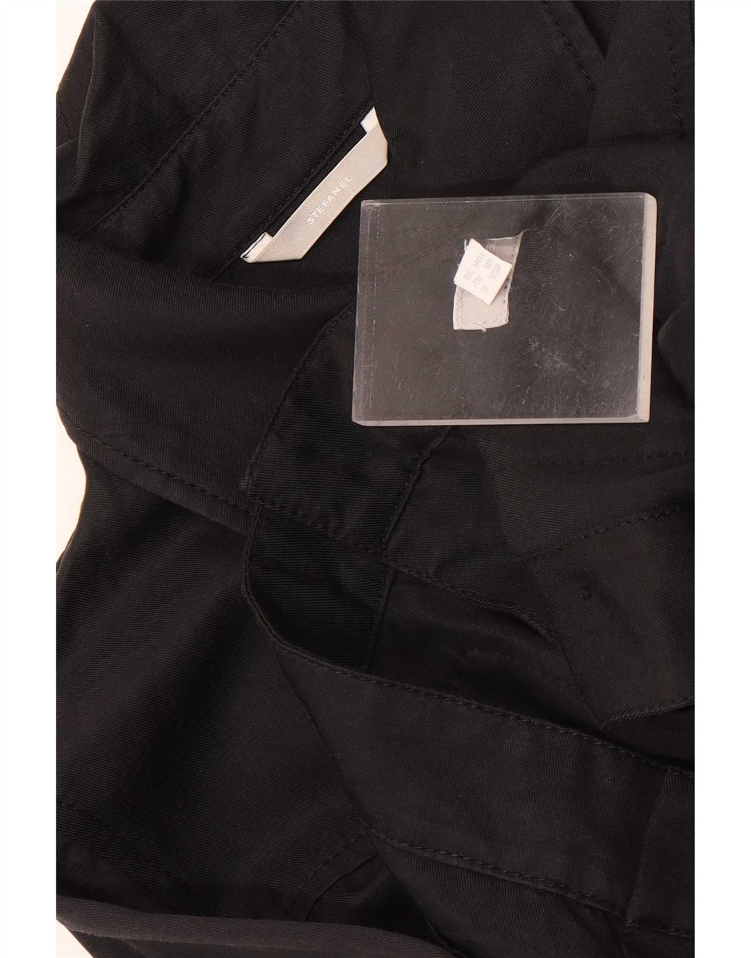 Jaqueta bomber feminina Stefanel manga 3/4 EU 38 médio preto