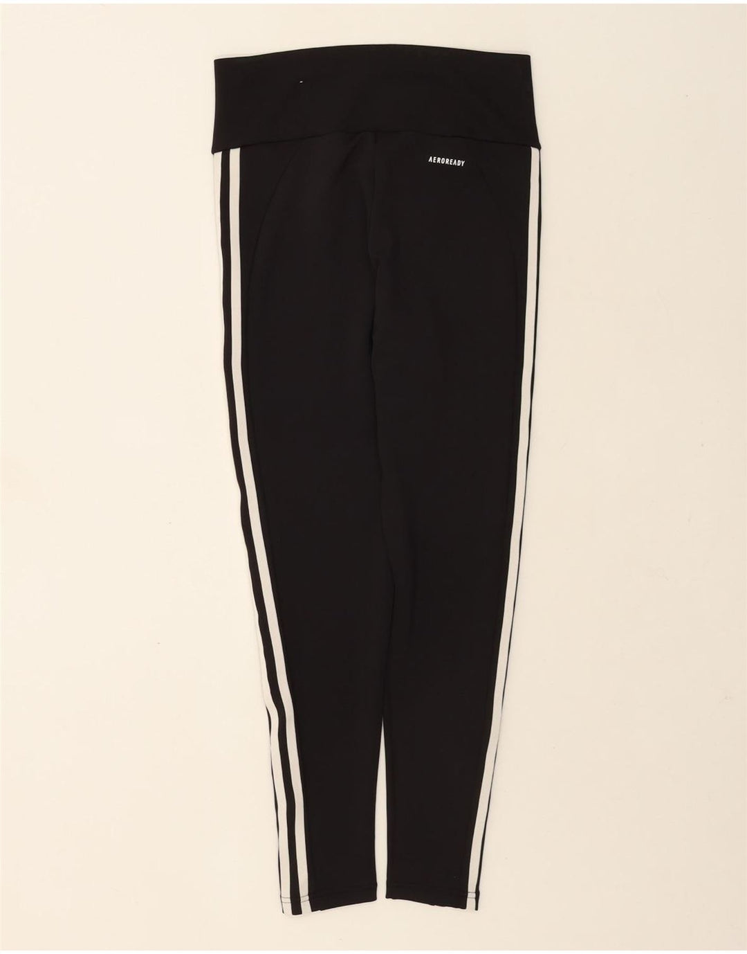 Leggings Adidas Aeroready Femininas UK 12/14 Médio Preto Poliéster