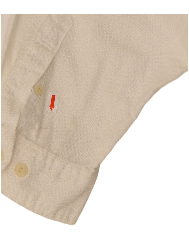 Camisa masculina EDDIE BAUER XL algodão branco