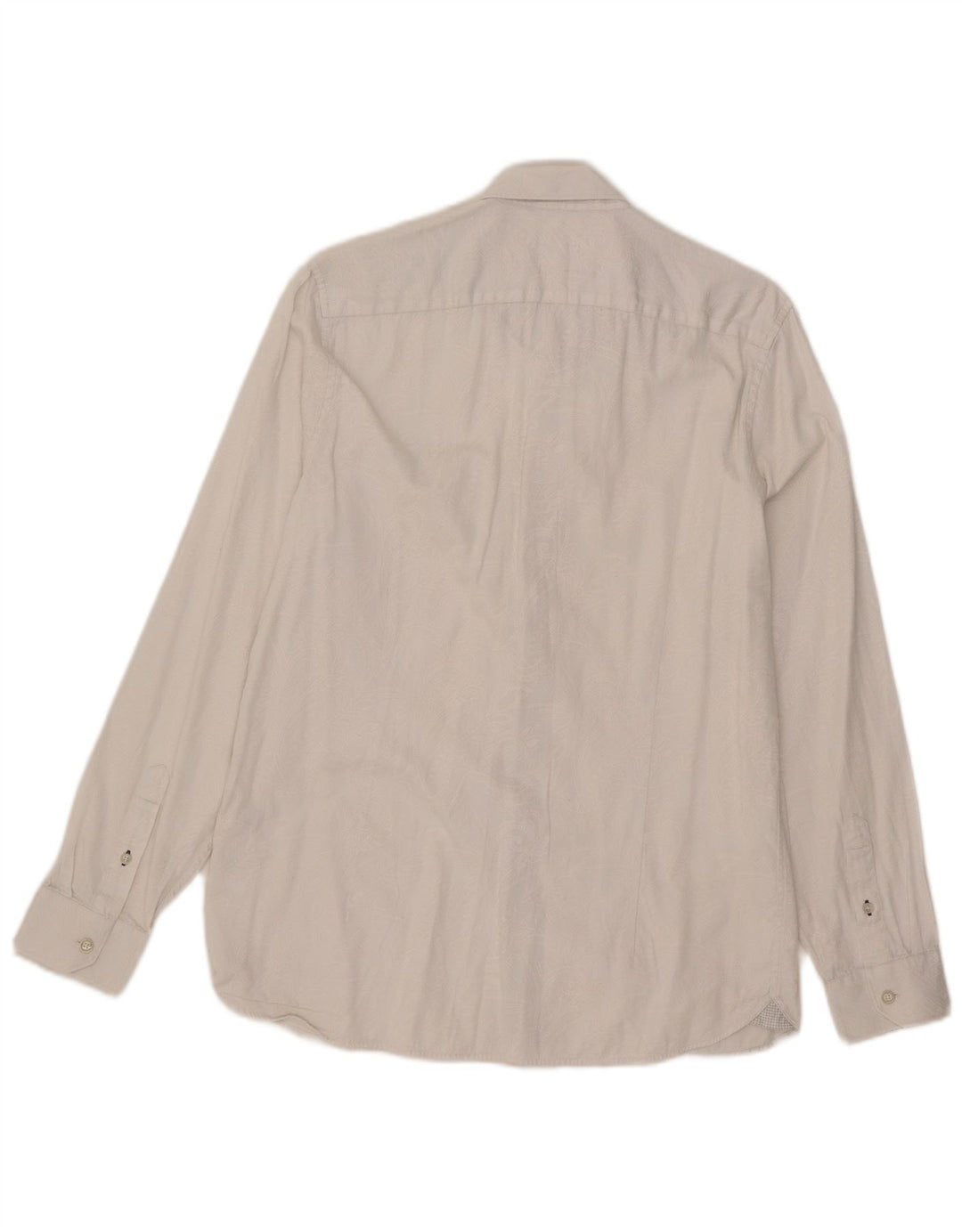Camisa masculina Ted Baker tamanho 4 grande algodão paisley branco