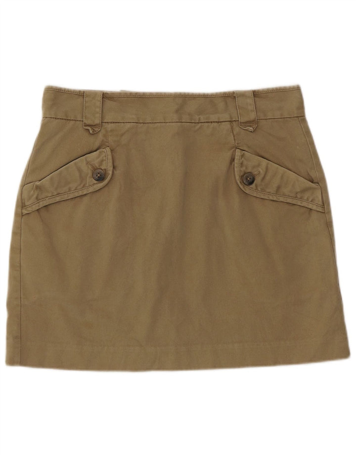 Minissaia feminina French Connection Reino Unido 12 médio W30 cáqui