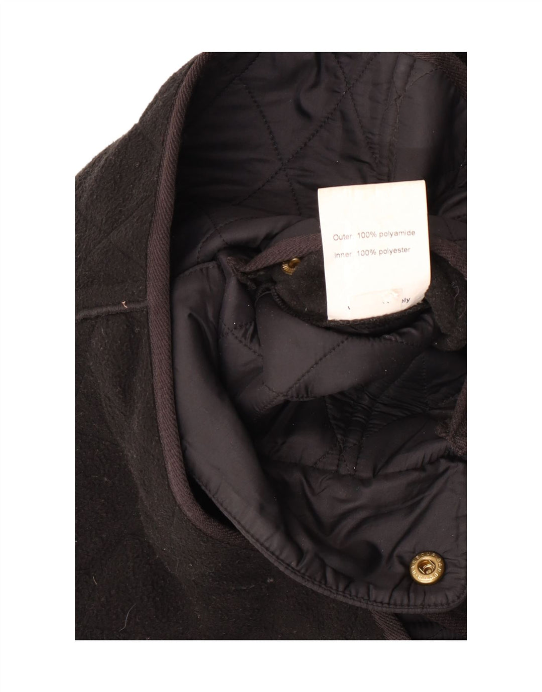 Jaqueta acolchoada feminina Barbour UK 18 XL preta poliamida