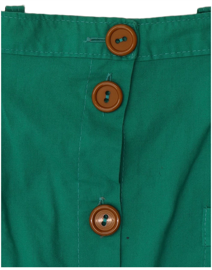 Saia Midi Feminina Vintage W28 Verde Médio