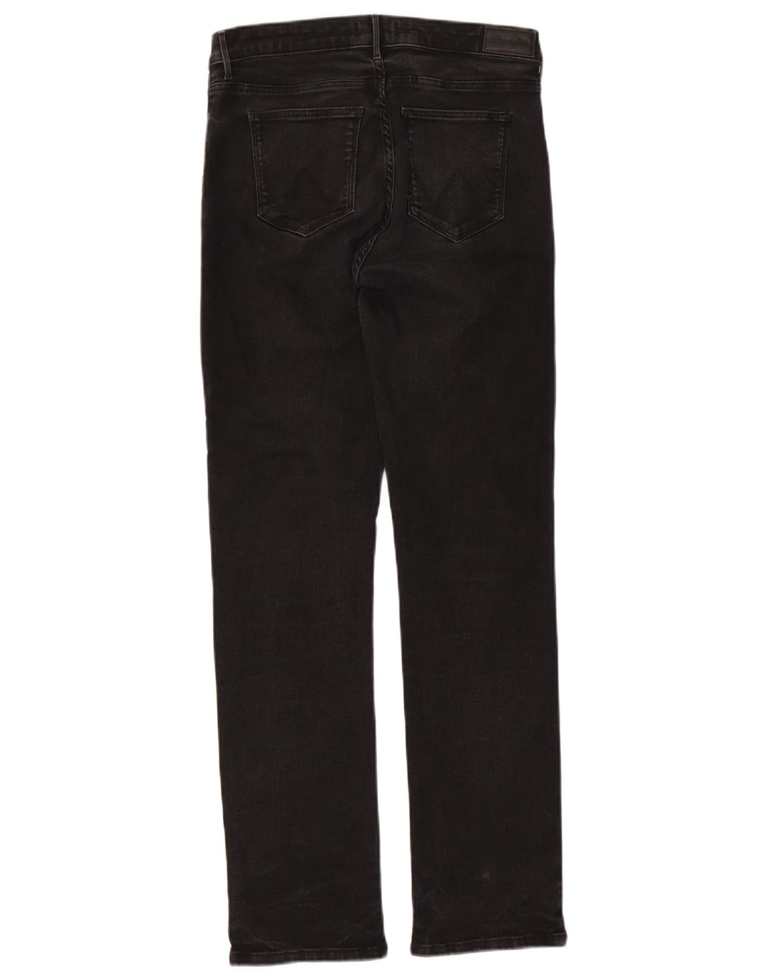 Jeans retos femininos Wrangler W32 L32 algodão preto