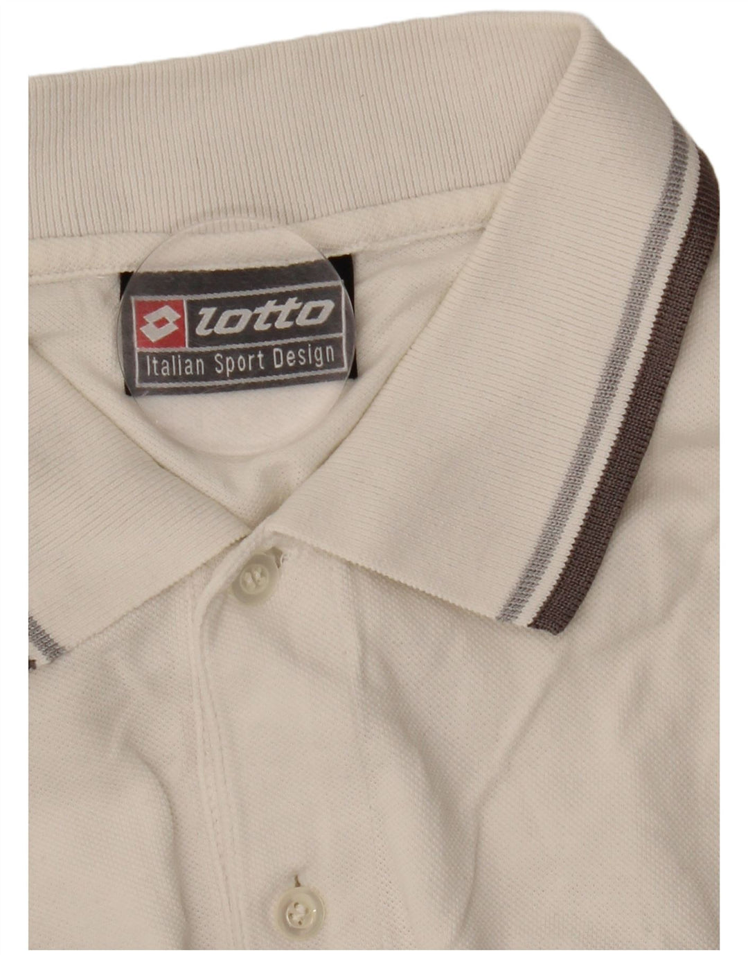 Camisa polo masculina Lotto A.C. Cesena XL branca