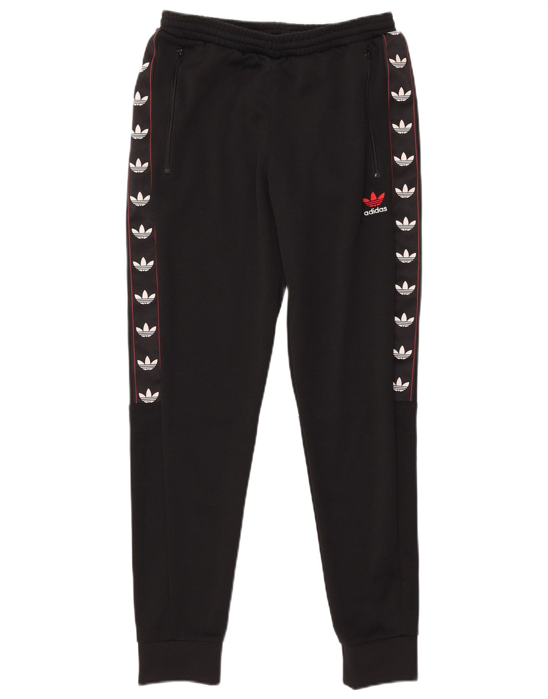 Adidas Mens Graphic Treino Calça Joggers Pequeno Poliéster Preto