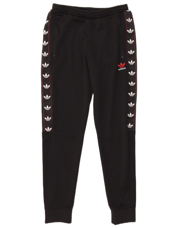 Adidas Mens Graphic Treino Calça Joggers Pequeno Poliéster Preto