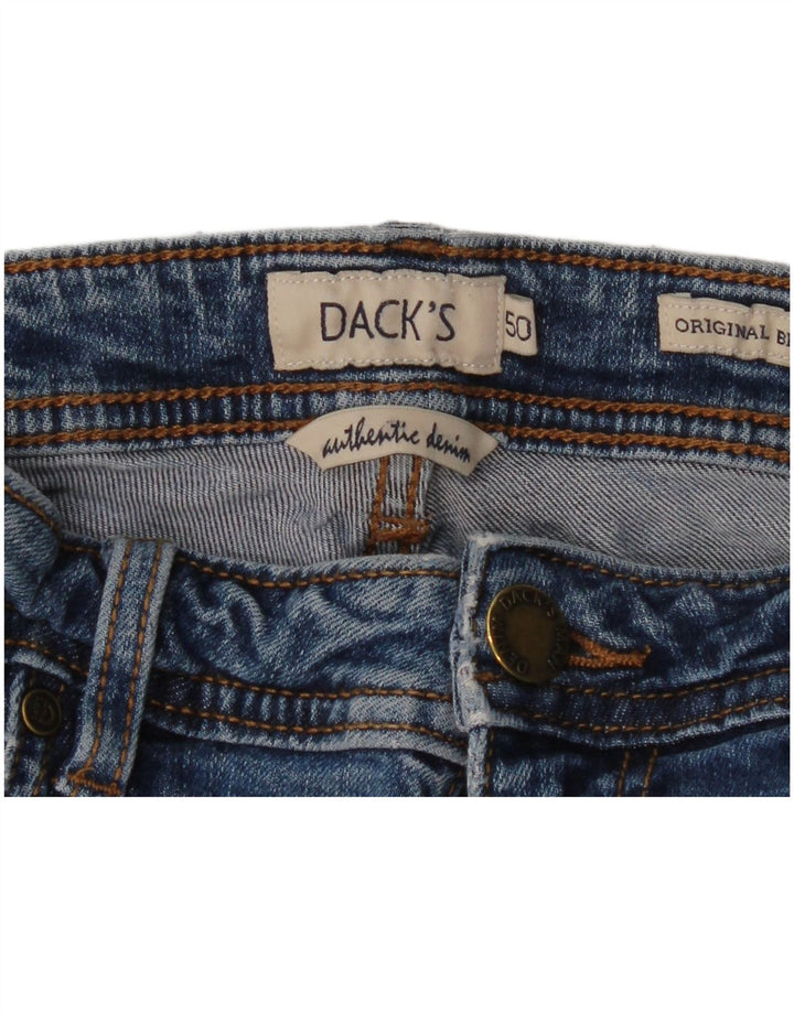 Calça jeans reta masculina Dack IT 50 grande W32 L31 azul
