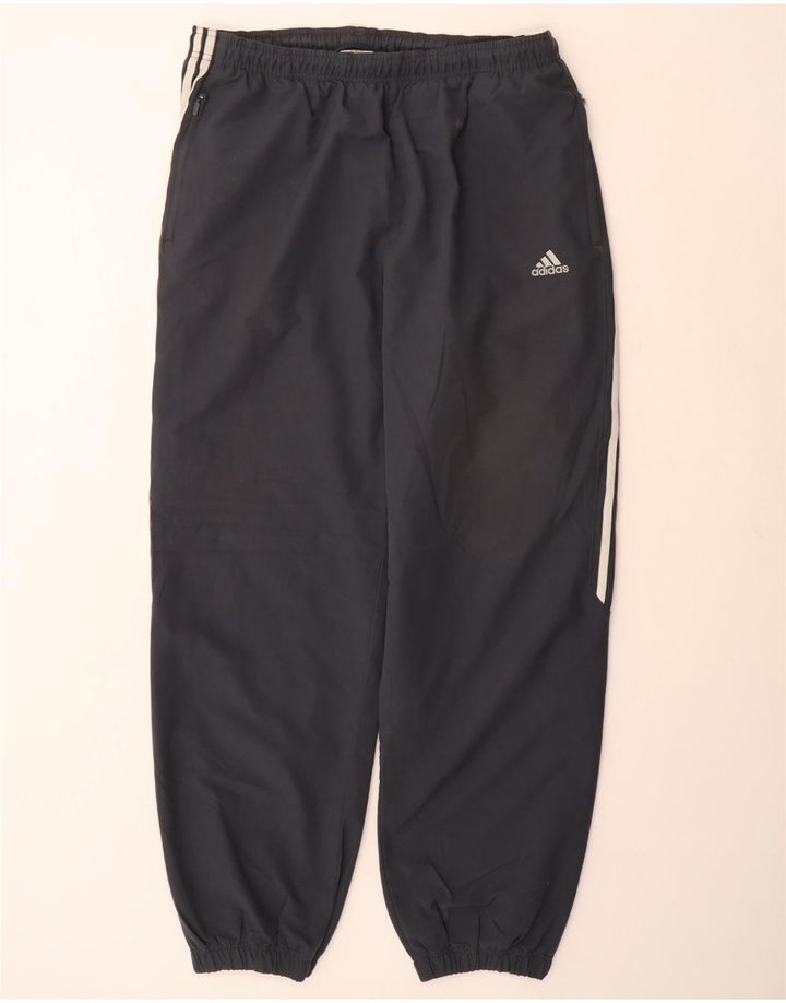 Calças de treino masculinas ADIDAS XL azul marinho poliéster