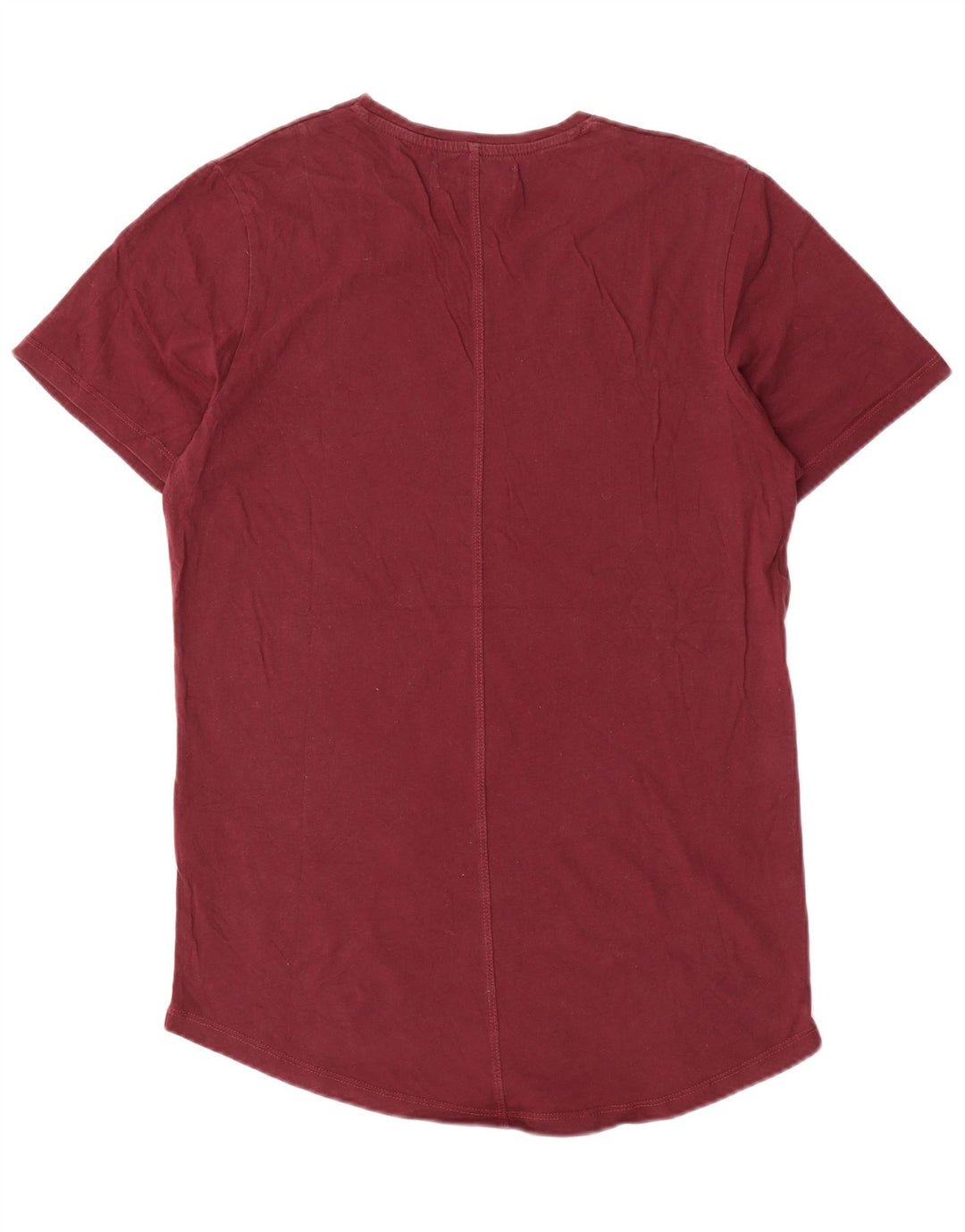 Camiseta masculina Jack & Jones Top médio algodão Borgonha