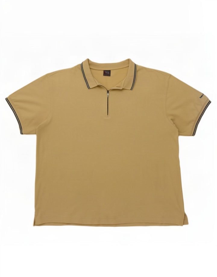Camisa polo masculina Think Pink 2XL bege
