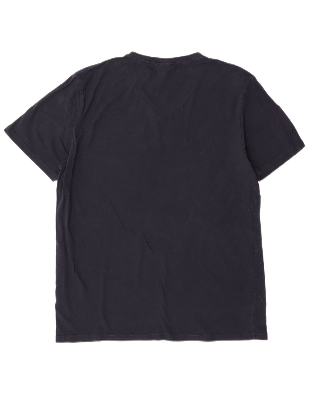Camiseta feminina REISS grande algodão azul marinho