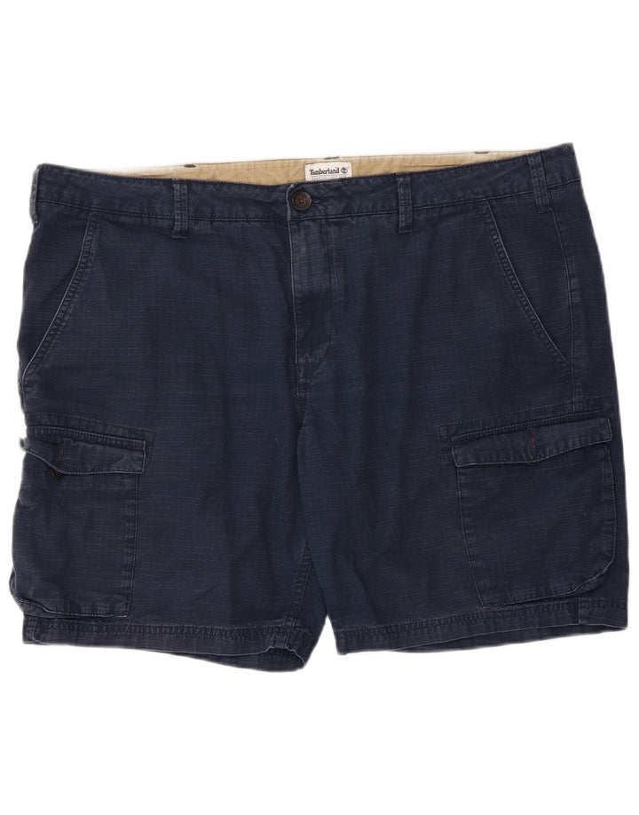 Shorts cargo masculino TIMBERLAND W40 XL azul marinho algodão