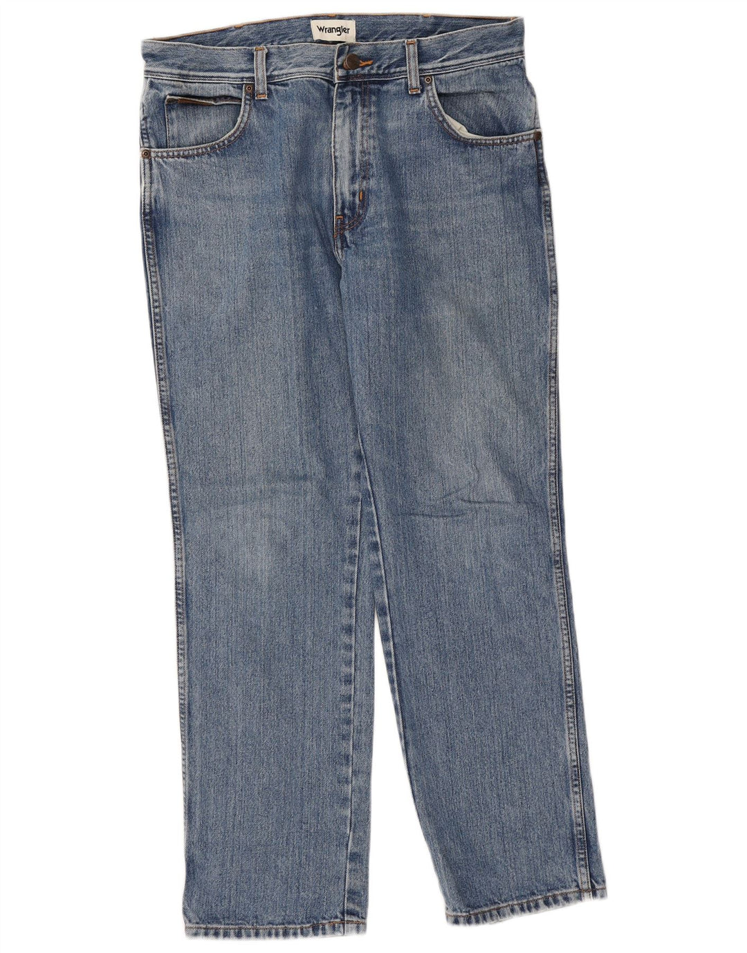 Wrangler Masculino Texas Straight Jeans W34 L30 Azul Algodão